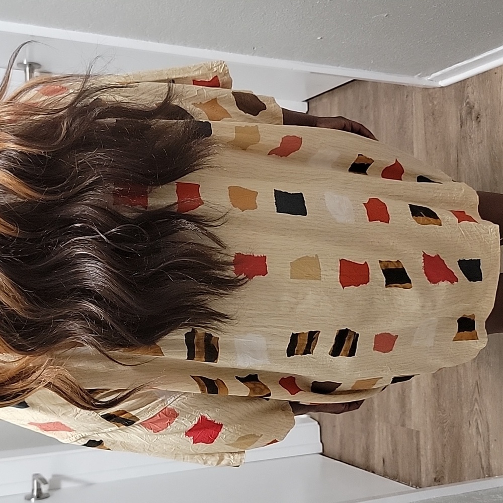 Jams World | Vintage Chic Abstract Patterned Top - Picture 5 of 9